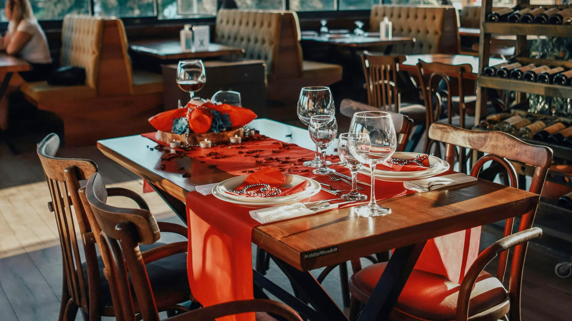 Área de comedor del restaurante